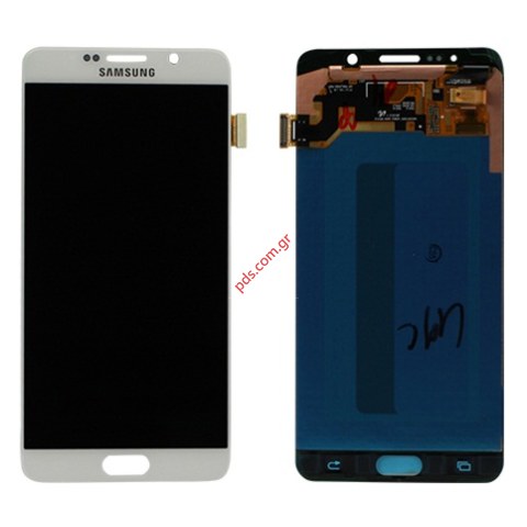 Γνήσια οθόνη σετ Samsung SM-N920F Galaxy Note 5 SM-N920F White Display Touch screen Digitizer σε λευκό χρώμα ORIGINAL SVP BOX Γνήσια οθόνη σετ Samsung SM-N920F Galaxy Note 5 SM-N920F White Display Touch screen Digitizer σε λευκό χρώμα ORIGINAL SVP BOX