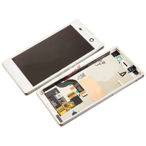 Original Sony Xperia M5 (E5603) White front cover with touch screen and LCD display  Original Sony Xperia M5 (E5603) White front cover with touch screen and LCD display