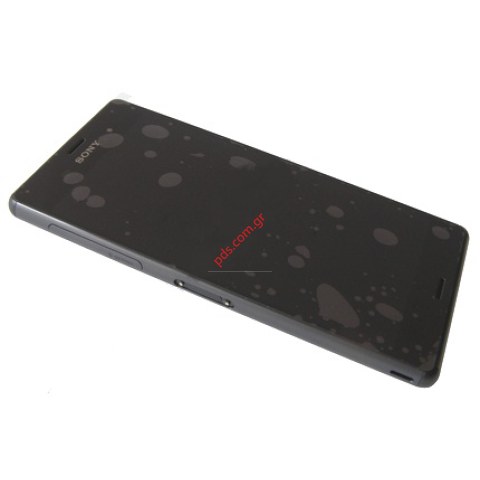 Original front cover Sony Xperia Xperia Z3 Dual SIM (D6633 ) Black with touch screen and display 