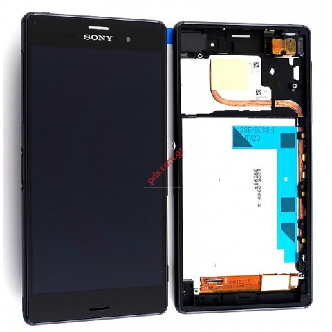 Original front cover Sony Xperia Xperia Z3 Dual SIM (D6633 ) Black with touch screen and display  Original front cover Sony Xperia Xperia Z3 Dual SIM (D6633 ) Black with touch screen and display