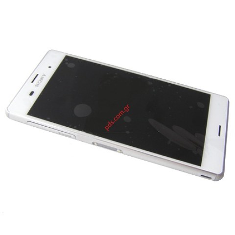 Original front cover Sony Xperia Xperia Z3 Dual SIM (D6633 ) White with touch screen and display 