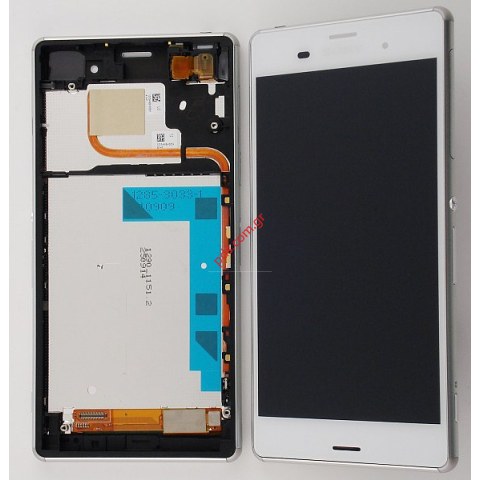 Original front cover Sony Xperia Xperia Z3 Dual SIM (D6633 ) White with touch screen and display  Original front cover Sony Xperia Xperia Z3 Dual SIM (D6633 ) White with touch screen and display