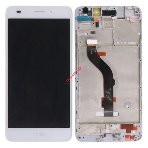 Set LCD (OEM) White Huawei Honor 7 Lite (NEM-L51) Front cover with LCD + touch screen with Digitizer Set LCD (OEM) White Huawei Honor 7 Lite (NEM-L51) Front cover with LCD + touch screen with Digitizer