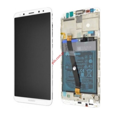 Original LCD set White Huawei Mate 10 Lite Front Cover + Display + Touch Unit White Gold (Service Pack) Original LCD set White Huawei Mate 10 Lite Front Cover + Display + Touch Unit White Gold (Service Pack)