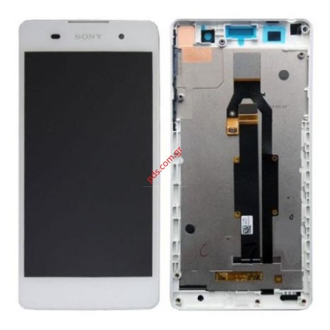 Original set LCD White Sony Xperia E5 (F3311, F3313) Front complete cover with touch screen Digitizer and display  Original set LCD White Sony Xperia E5 (F3311, F3313) Front complete cover with touch screen Digitizer and display