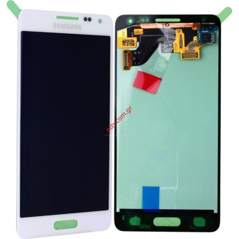 Γνήσια οθόνη σετ Samsung G850F Galaxy Alpha White LCD + Touch σε λευκό χρώμα ORIGINAL Γνήσια οθόνη σετ Samsung G850F Galaxy Alpha White LCD + Touch σε λευκό χρώμα ORIGINAL