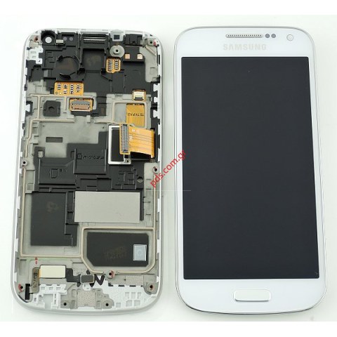 Γνήσια οθόνη σετ White Samsung i9195i Galaxy S4 Mini VE Value Edition σε λευκό χρώμα Γνήσια οθόνη σετ White Samsung i9195i Galaxy S4 Mini VE Value Edition σε λευκό χρώμα