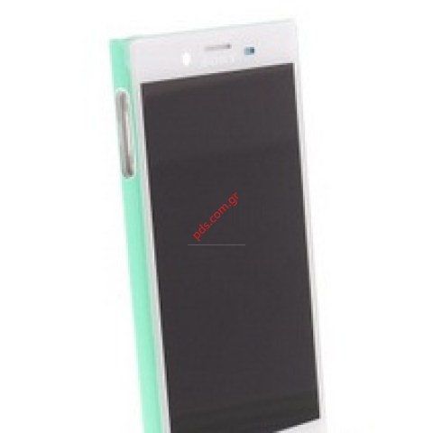 Original LCD set White Sony Xperia X Compact F5321 (Full Front cover with LCD Display + Touch Screen) 