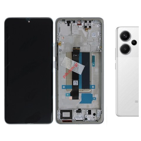 Γνήσια οθόνη Xiaomi Redmi Note 13 PRO PLUS 5G (23090RA98C) 2023 White Display LCD AMOLED touch screen digitizer (w/FRAME) σε λευκό χρώμα SVP BOX ORIGINAL Γνήσια οθόνη Xiaomi Redmi Note 13 PRO PLUS 5G (23090RA98C) 2023 White Display LCD AMOLED touch screen digitizer (w/FRAME) σε λευκό χρώμα SVP BOX ORIGINAL