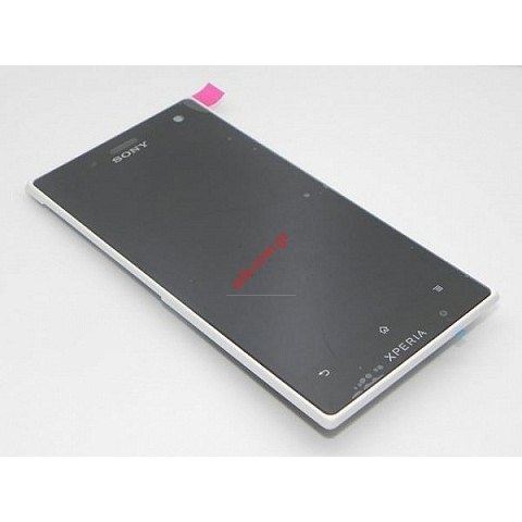 Original front cover with Glass and Digitazer set complete LT26W Xperia ACRO S White Original front cover with Glass and Digitazer set complete LT26W Xperia ACRO S White