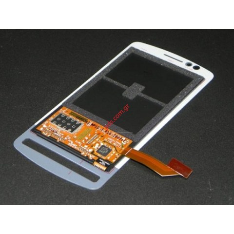 External glass complete Nokia 700 (OEM) White with digitazer lcd Display
