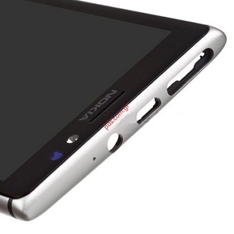 Original front cover Nokia Lumia 925 Silver with touch screen digitizer and LCD Display 