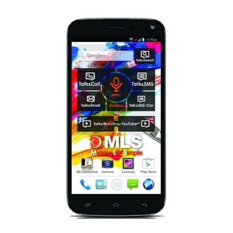 Γνήσια πρόσοψη σετ οθόνης MLS iQTalk Color Black σε μαύρο χρώμα