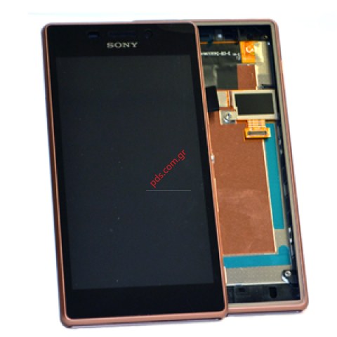 Original front cover LCD display Sony Xperia M2 D2403, D2406 Aqua Cooper touch screen  Original front cover LCD display Sony Xperia M2 D2403, D2406 Aqua Cooper touch screen