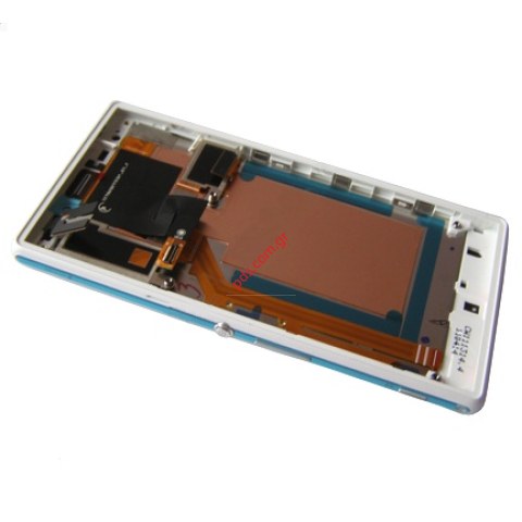 Original front cover LCD display White Sony Xperia D2403,