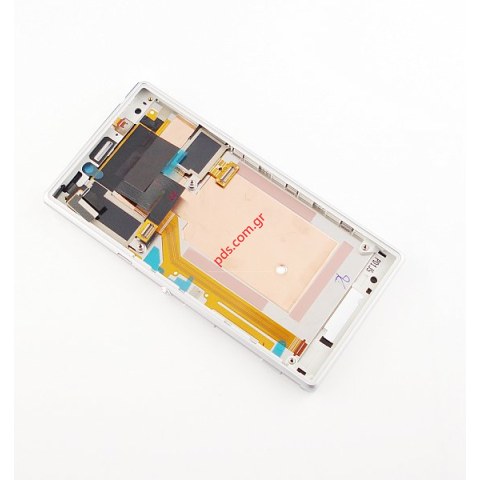 Original front cover LCD display Sony D2302 Xperia M2 Dual White touch screen 