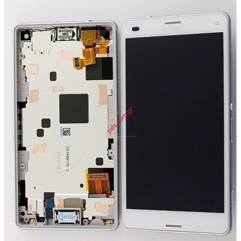 Original front cover Sony Xperia Z3 Compact (D5803) White with touchpad and lcd display  Original front cover Sony Xperia Z3 Compact (D5803) White with touchpad and lcd display