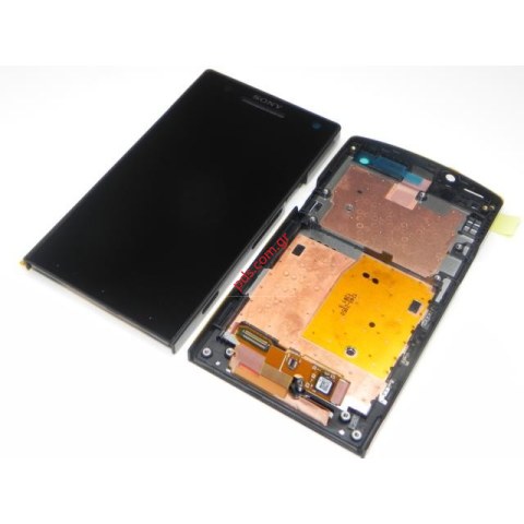 Original external glass with touch screen digitazer set Sony Xperia S LT26i Black Original external glass with touch screen digitazer set Sony Xperia S LT26i Black