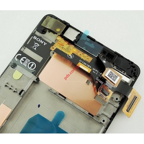 Γνήσιο σετ οθόνης Black Sony Xperia C4 E5303, E5306, E5353, Xperia C4 Dual SIM E5333, E5343, E5363 σε μαύρο χρώμα.