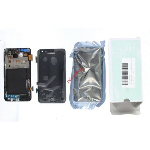 Original complete set Samsung i9100 Galaxy S2 (Seine) Black (Front cover+Display+Gorilla display glass+ digitazer touch screen+parts) LIMITED STOCK