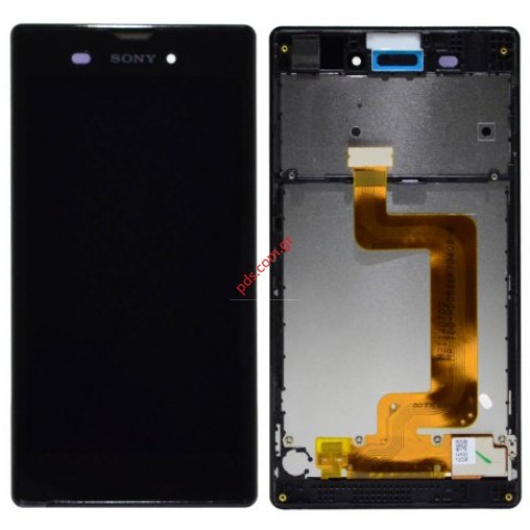 Γνήσιο σετ οθόνης Sony D5103 Xperia T3 Black σε μαύρο χρώμα