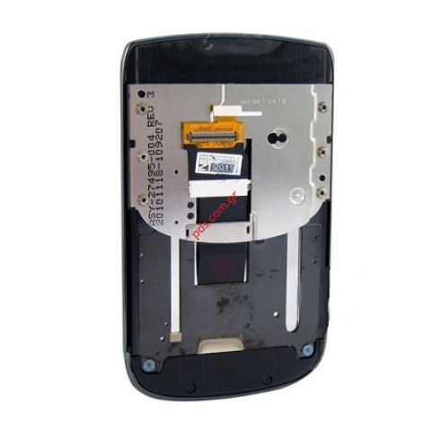 Γνήσιο σετ πρόσοψης BlackBerry 9800 Torch Black με την οθόνη το τζαμάκι και τον μηχανισμό 