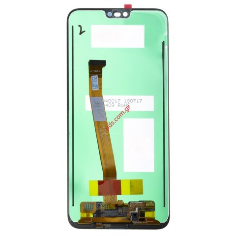 Οθόνη σετ (OEM) Black Huawei Honor 10 (COL-L29) W/TOUCH ID FLEX σε μαύρο χρώμα Display Touch screen digitizer (με την ταινία δακτυλικού αποτυπώματος)