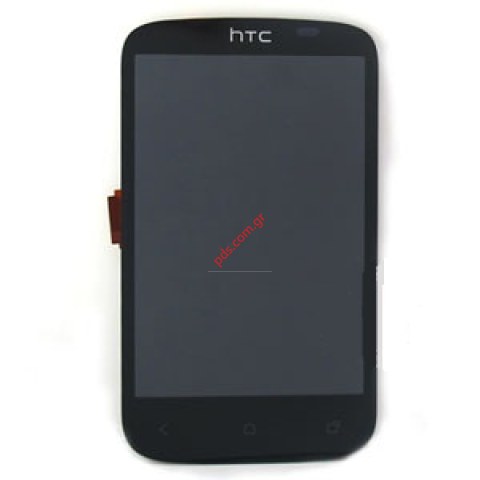 Οθόνη complete σετ HTC Desire C (A320e) Black με το εξωτερικό τζάμι σε μαύρο χρώμα