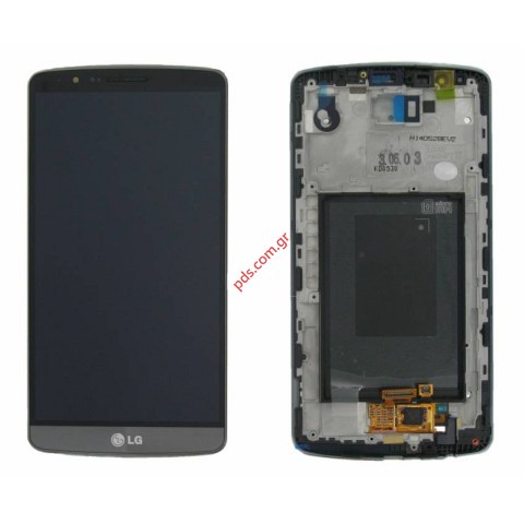 Set LCD (OEM) Black LG D855 G3 Titanium Black Touch screen with digitizer with frame Set LCD (OEM) Black LG D855 G3 Titanium Black Touch screen with digitizer with frame