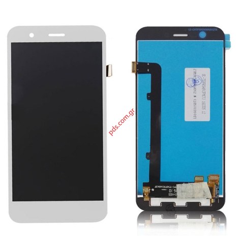 Οθόνη LCD (OEM) Vodafone Smart Prime 7 VFD600 White Display Touch screnn with digitizer σε λευκό χρώμα