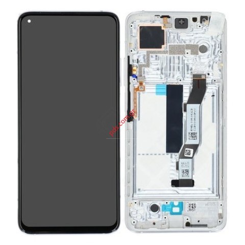 Οθόνη LCD Xiaomi Mi 10T (M2007J3SY) Silver σε ασημί χρώμα OEM W/FRAME  Οθόνη LCD Xiaomi Mi 10T (M2007J3SY) Silver σε ασημί χρώμα OEM W/FRAME