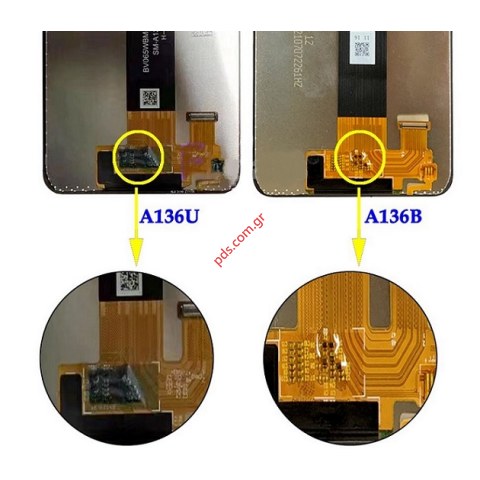 Οθόνη Samsung A13 5G Galaxy A136U/B 2021 OLED NO/FRAME (ΓΙΑ ΧΩΡΕΣ ΕΚΤΟΣ ΕΥΡΩΠΗΣ) NOT EU