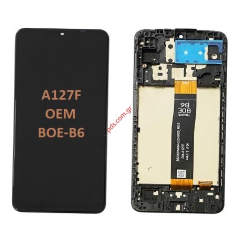 Οθόνη Samsung Galaxy A12s (A127F) 2021 INCELL VERSION: BOE-03 OEM W/FRAME BOX