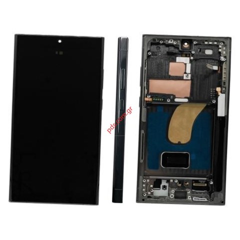 Οθόνη Samsung Galaxy S23 ULTRA SM-S918B Green set Display LCD SOFT OLED W/Frame σε πράσινο χρώμα Box