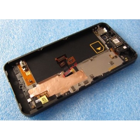 Οθόνη σετ Blackberry Z10 3G Black (LCD+touch) 15pin σε λευκό χρώμα