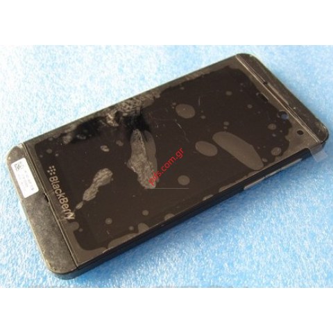 Οθόνη σετ Blackberry Z10 3G Black (LCD+touch) 15pin σε λευκό χρώμα