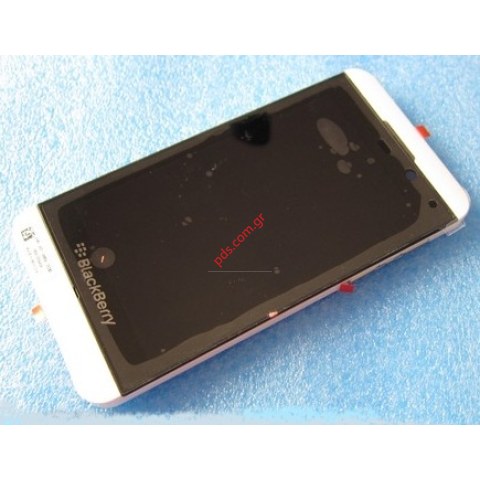Οθόνη σετ Blackberry Z10 4G white (LCD+touch) 15pin σε λευκό χρώμα