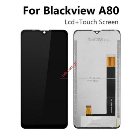 Οθόνη σετ Blackview A80 6.21inch (OEM) Black σε μαύρο χρώμα LCD Display with Touch Screen Assembly