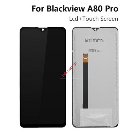 Οθόνη σετ Blackview A80 PRO 6.49inch (OEM) Black σε μαύρο χρώμα LCD Display with Touch Screen Assembly