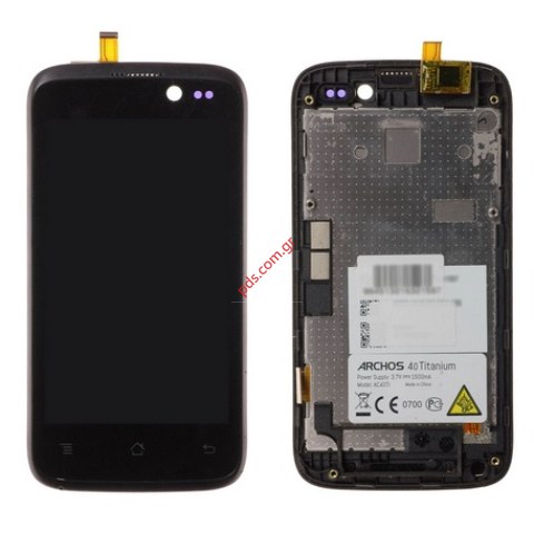 Οθόνη σετ  display LCD Archos 40 Titanium σε γκρί χρώμα