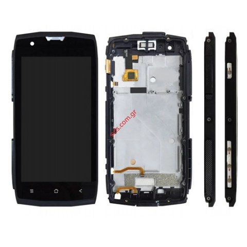 Οθόνη σετ LCD Blackview BV7000 PRO (5 inch) OEM Black (Frame Display Touch screen digitizer) W/FRAME