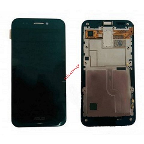 Οθόνη σετ LCD Display ASUS Padfone A66 Black Complete σε μαύρο χρώμα 