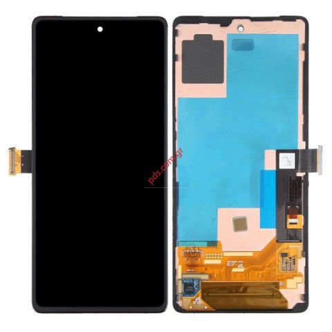 Οθόνη σετ LCD Google Pixel 6 PRO (GLUOG) 2021 Black Display Touch screen with digitizer with frame Bulk