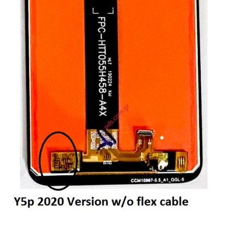 Set LCD Huawei Y5 Prime (MEDIATEK) OEM Balck NO/frame (VERSION NO SMALL FLEX CABLE) NO/IC