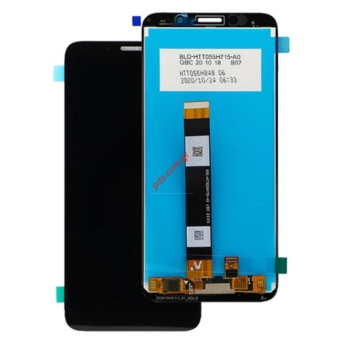 Set LCD Huawei Y5p (DRA-LX9) OEM Black NO/frame (VERSION HTT055H848 - NO SMALL FLEX CABLE) 