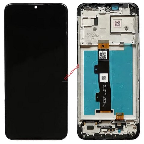 Set LCD Motorola E7 POWER (XT-2097) 2021 Black Display Touch screen with digitizer and frame Blister