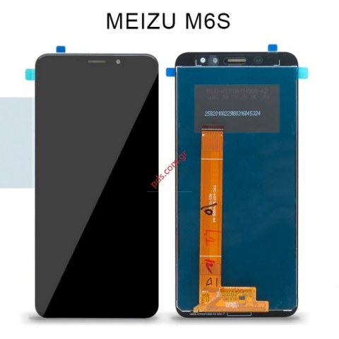 Οθόνη σετ LCD (OEM) Black Meizu M6s σε Μαύρο χρώμα Display Touch Screen Digitizer