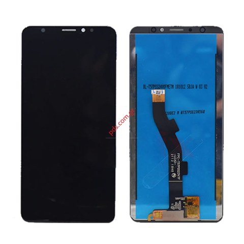 Οθόνη σετ LCD (OEM) Black Meizu M8 σε λευκό χρώμα (Display with touch screen and digitizer)