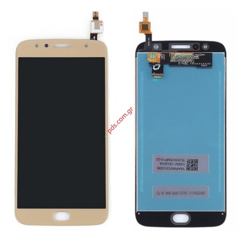 Display set LCD (OEM) Gold Motorola G5s Plus XT1803 Lenovo Touch screen digitizer