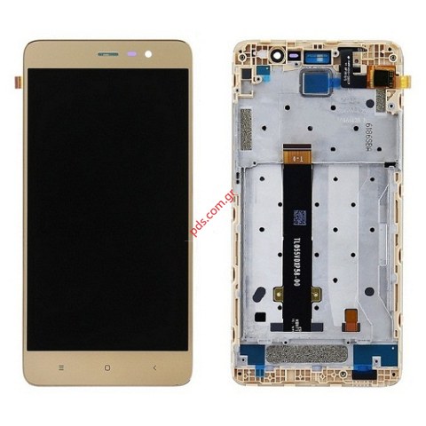 Οθόνη σετ LCD (OEM) Gold Xiaomi RedMi Note 3 SE (152mm) σε χρυσό χρώμα with frame touch screen digitizer  (SPECIAL EDITION) Οθόνη σετ LCD (OEM) Gold Xiaomi RedMi Note 3 SE (152mm) σε χρυσό χρώμα with frame touch screen digitizer  (SPECIAL EDITION)